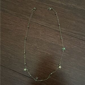 Gold star necklace